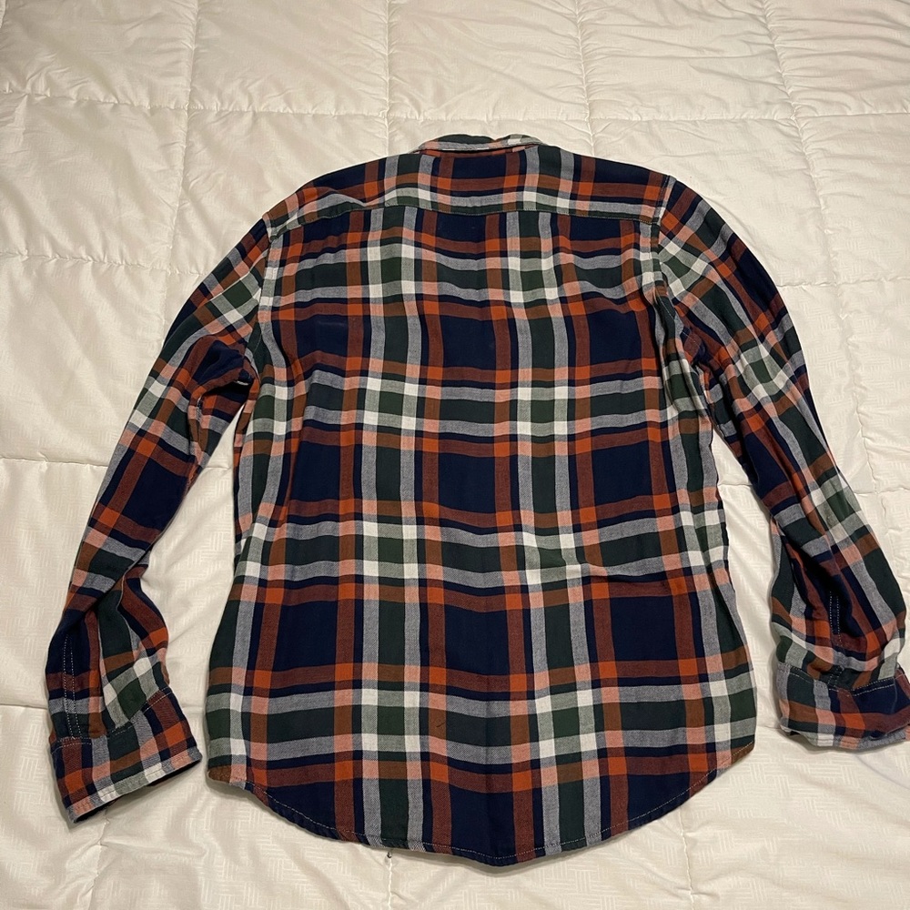 American Eagle Plaid Button Down - image 4